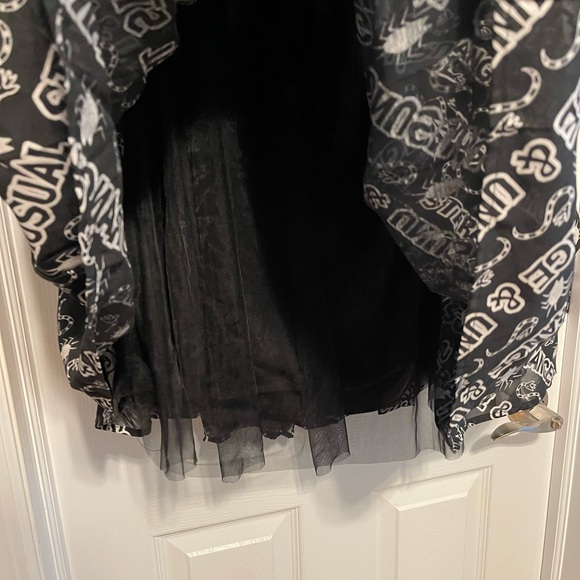 Beetlejuice Unique Vintage Strange & Unusual Glow In The Dark Skirt 2X - Picture 7 of 11